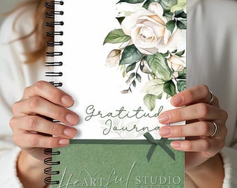 Handmade Gratitude Journal, Weekly Reflection Book