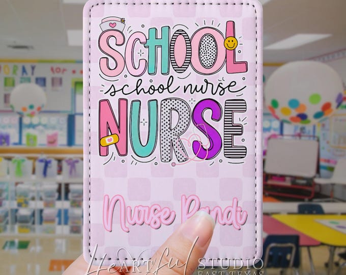 School Nurse Badge Holder