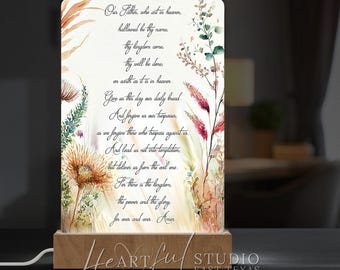 The Lord's Prayer Illuminating Night Light
