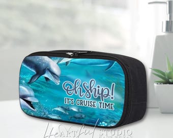 Cruise Time Zipper Pouch: Personalized Travel Organizer