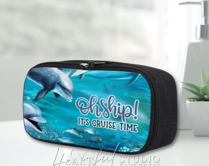 Cruise Time Zipper Pouch: Personalized Travel Organizer