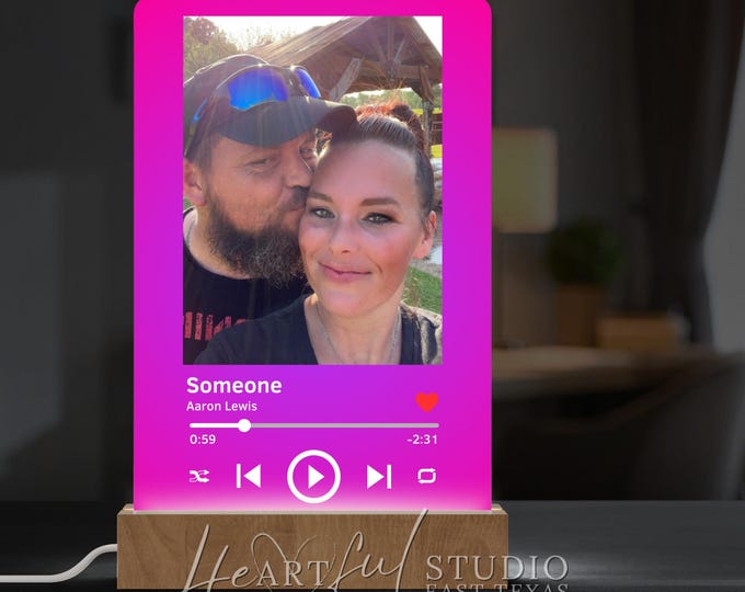 Personalized Music Player Light Frame
