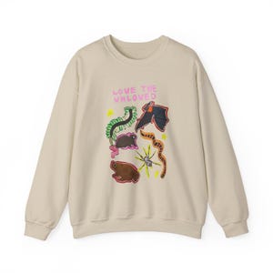 Love the Unloved Sweatshirt • Animal Rescue Crewneck • Adopt Don’t Shop Sweater • Pet Lover Gift • Humane Society Crew • Kindness & Animal image 6