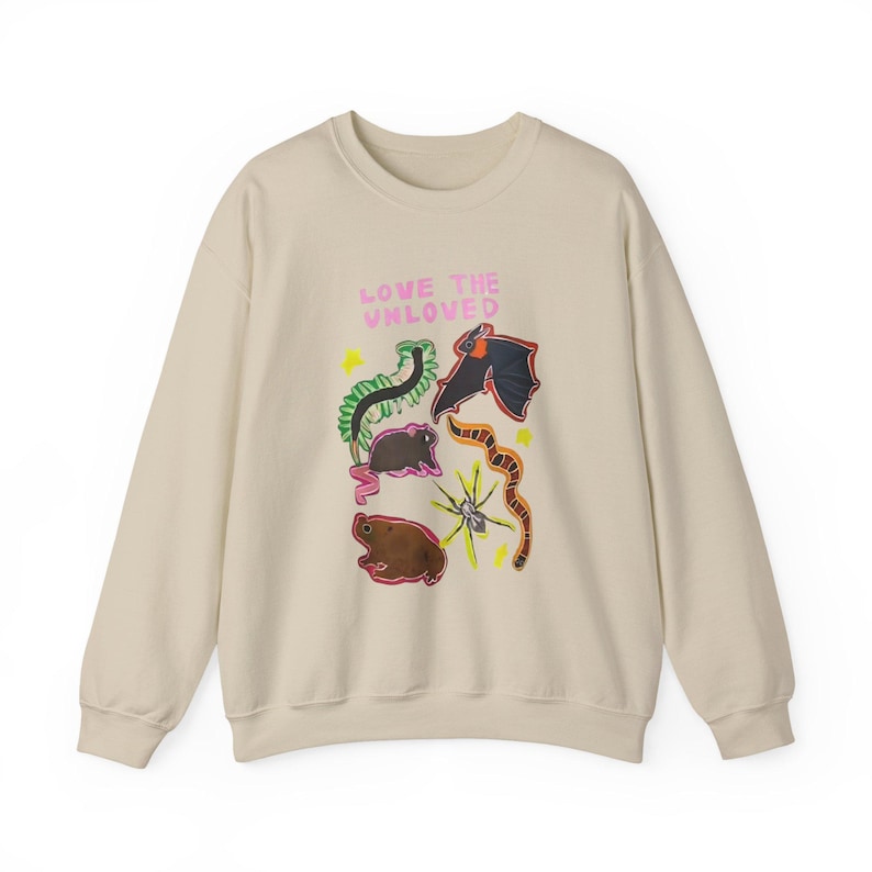 Love the Unloved Sweatshirt • Animal Rescue Crewneck • Adopt Don’t Shop Sweater • Pet Lover Gift • Humane Society Crew • Kindness & Animal image 6