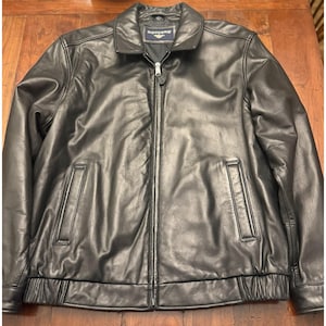 Dockers Leather Jacket - Etsy