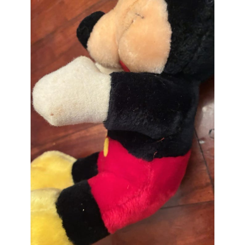 Vintage Mickey Mouse Plush Walt Disney World Disneyland 12" Retro 80s Theme Park image 3