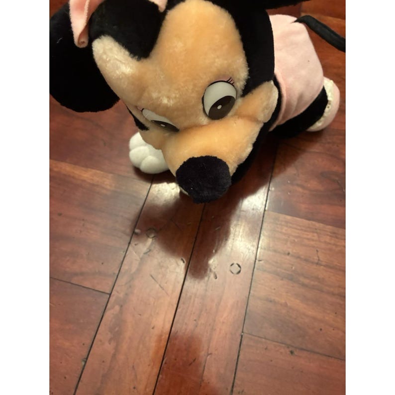 Vintage Baby Minnie Mouse Plush Crawling Vintage Plush image 4