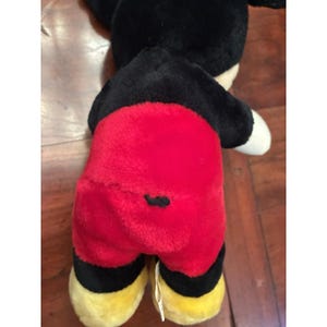 Vintage Mickey Mouse Plush Walt Disney World Disneyland 12" Retro 80s Theme Park image 2