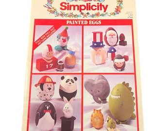 Painted Eggs Vintage Simplicity Booklet 3700 From 1972 Pre-Loved Excellent Condition Hard to Find