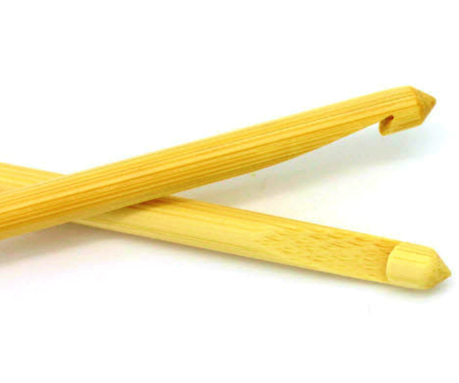Tunisian Double Ended Crochet Hook Natural Bamboo 5 Pcs/set Etsy