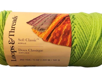 Soft Classic Solid Yarn by Loops & Threads in Butter | 7 | Michaels