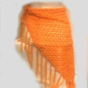 Orange Peel Pareo Wraparound Skirt Sarong Beach Wrap Cover Up Crochet Pattern PDF Pattern not a finished product.