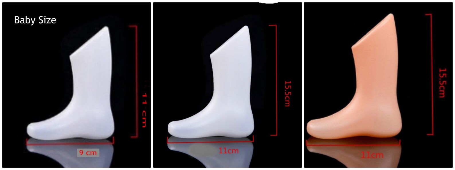 New baby Size Child Feet Mannequin Hard Plastic Foot Model Etsy