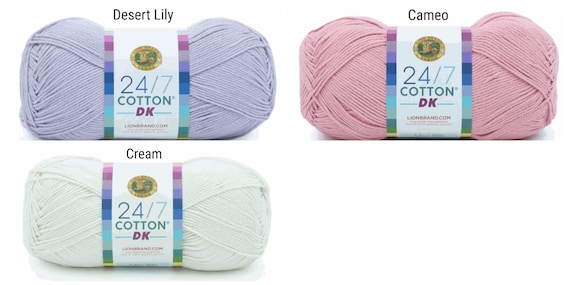 Lion Brand Yarn 24/7 Cotton Dk Yarn, Cameo