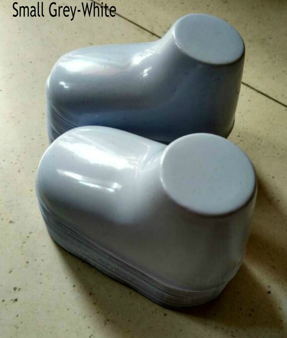 Clear plastic shop shoe forms