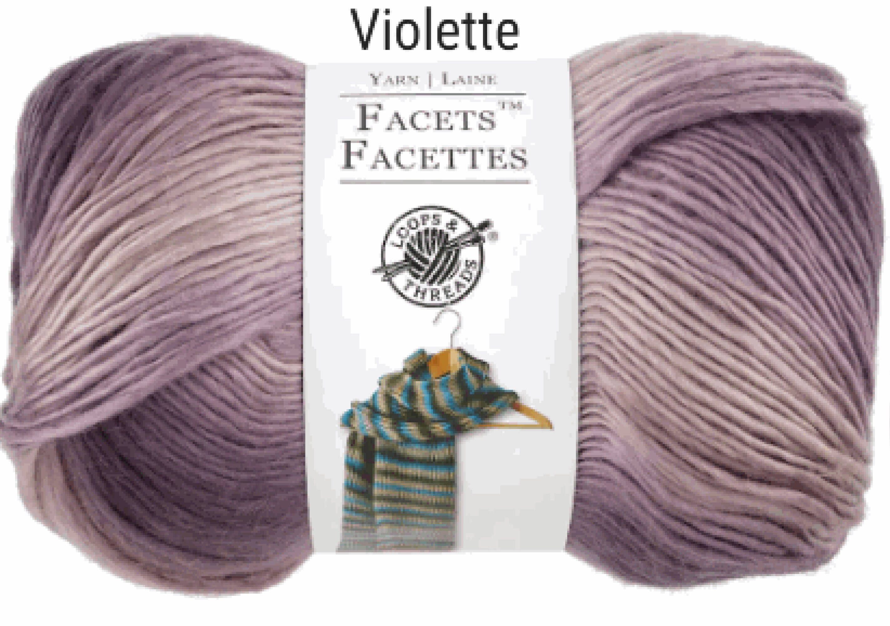 Loops & Threads Facets Yarn - Cotton Candy - 3.5 oz