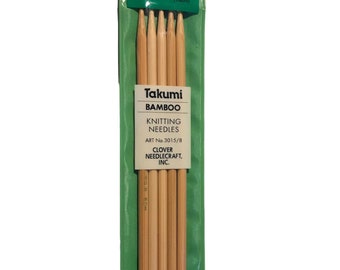 Double Pointed Needles Size 7 Clover Takumi Bamboo Double Point
