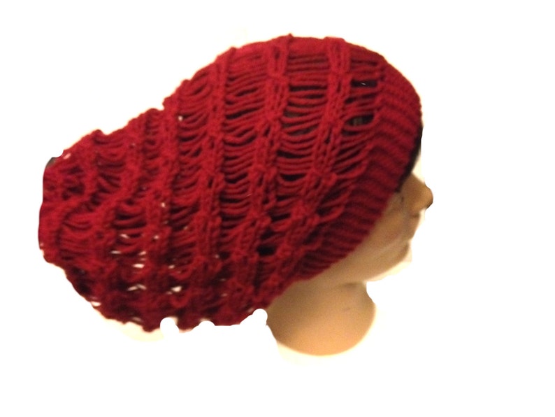 Slouchy Hat Dreadlock Hat Knitting Hat Pattern Beanie Hat Knit Etsy
