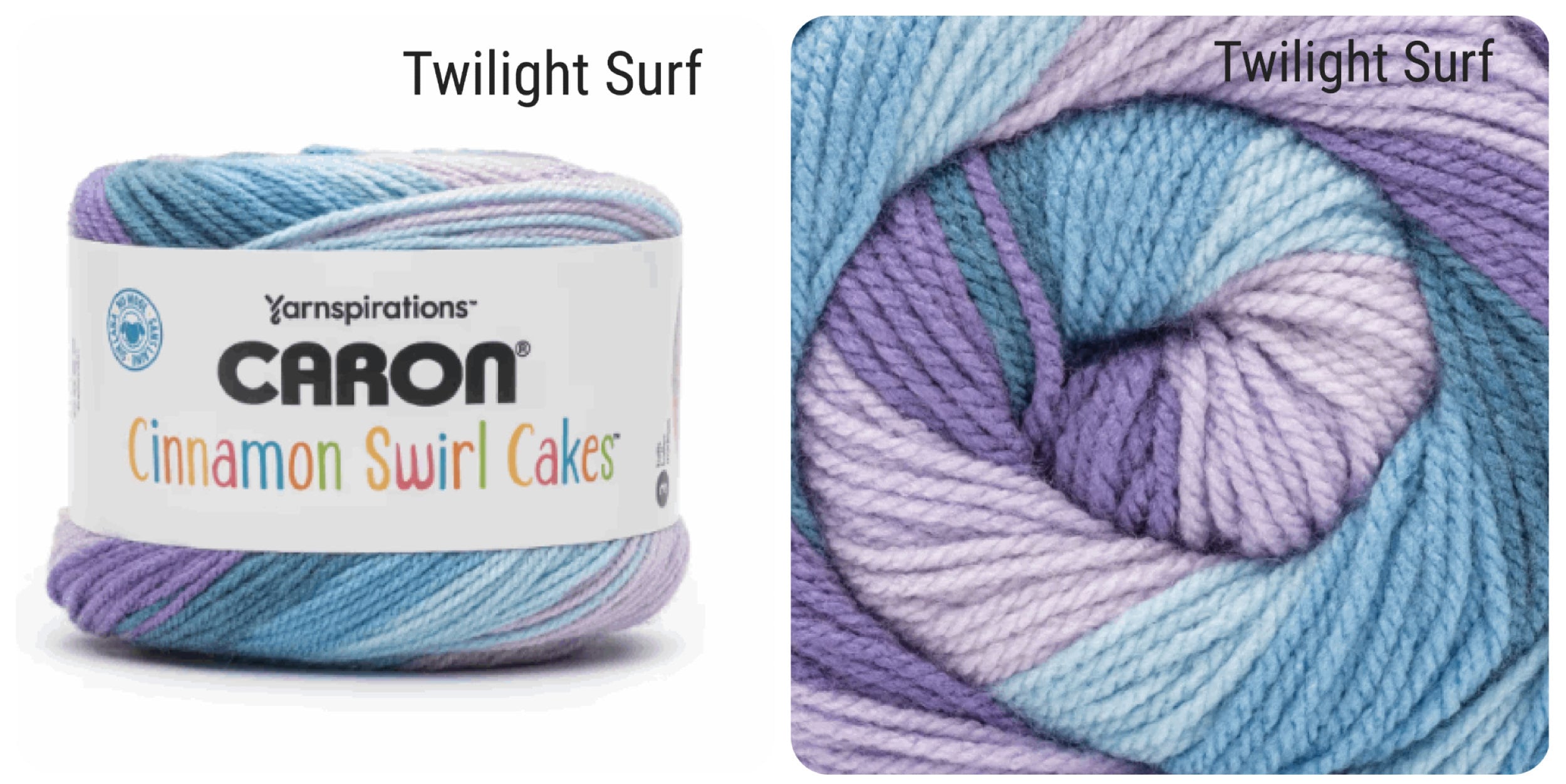 Caron Cinnamon Swirl Cakes Knitting Yarn. Boardwalk. Acrylic -  Canada