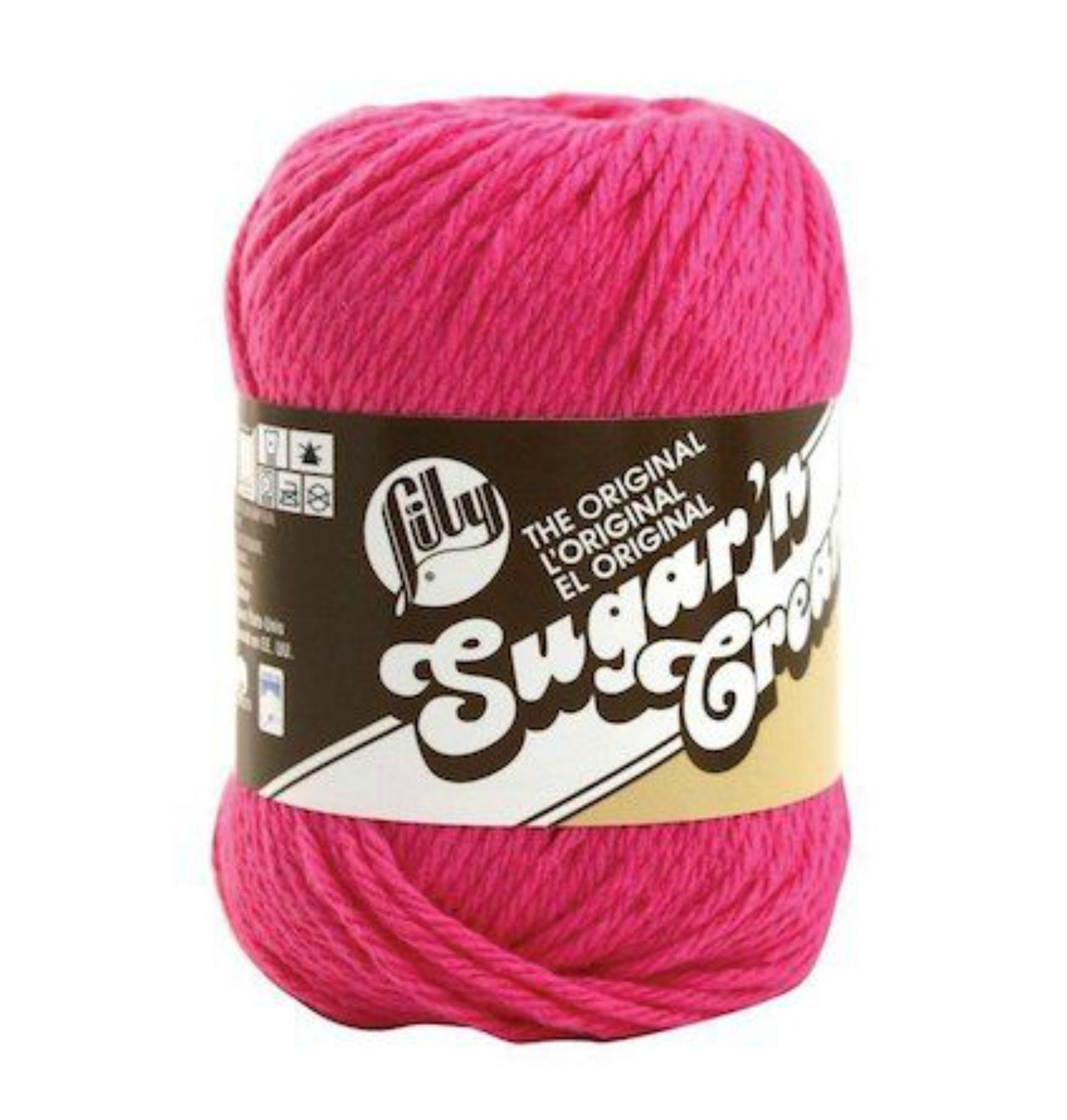 Lily Sugar'n Cream The Original Yarn, Jute, 2.5oz(71g), Medium, Cotton 