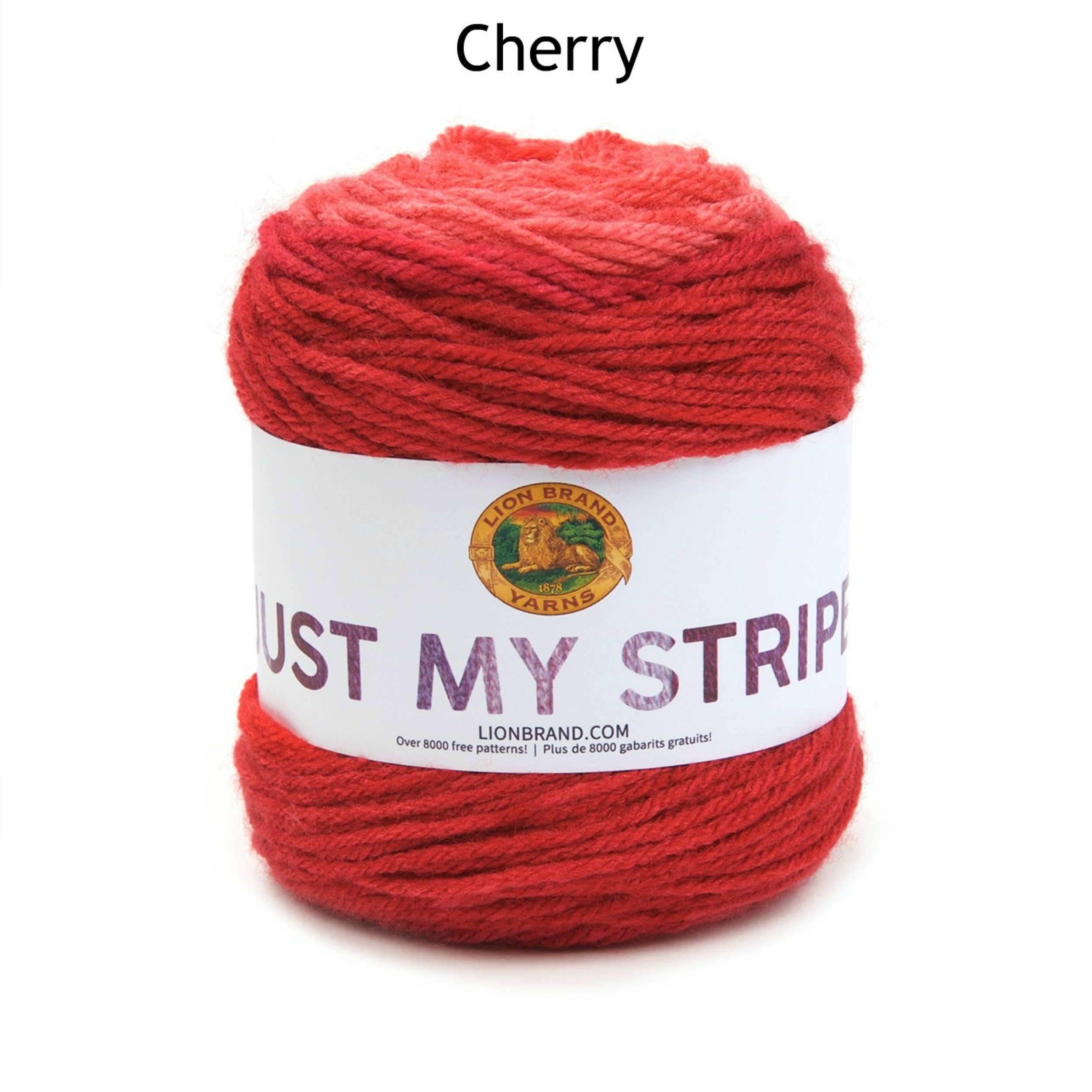 Just My Stripe Yarn - Discontinued  Yarn, Blue cotton candy, Lion brand  yarn