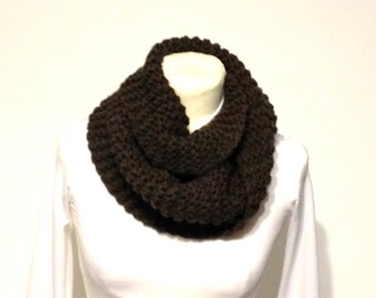 Claire's Inspired Knit Scarf Cowl PDF File Knitting Pattern Circular Chunky Neck Warmer