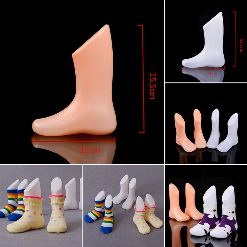 Child Feet Mannequin Hard Plastic Foot Model Shoes Sock Etsy