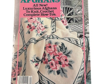 McCalls Design Afghans Vol 1 Luxurious Afghans to Knit and Crochet - Pre Owned