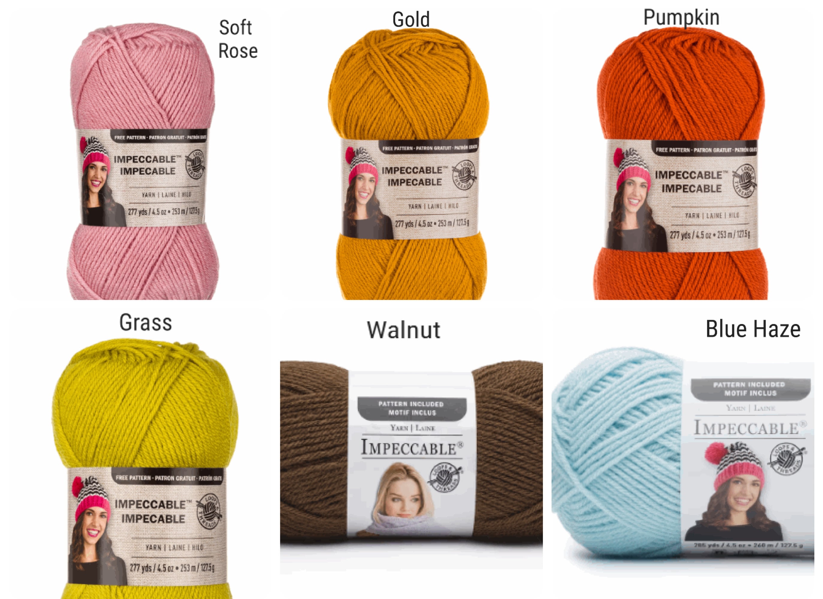 Loops & Threads® Impeccable™ Yarn, Solid Many Colors to Choose