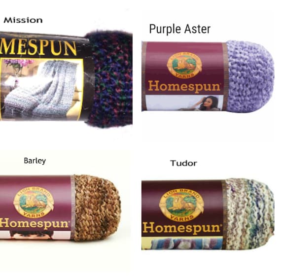 Lion Brand® Yarn Homespun Choose Your Color, New and Pre Loved Skeins -   Finland