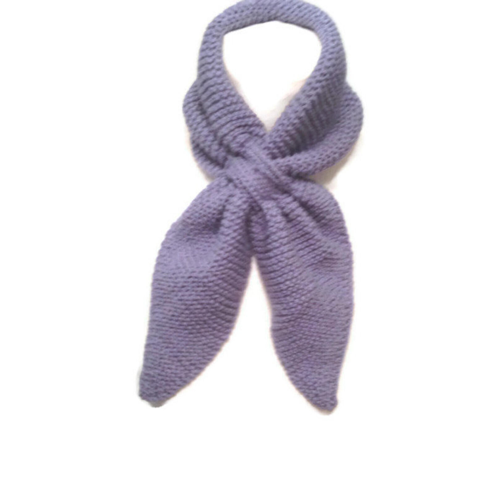 Knit Neck Scarf Pattern Ascot Knit Pattern Keyhole Scarf Etsy