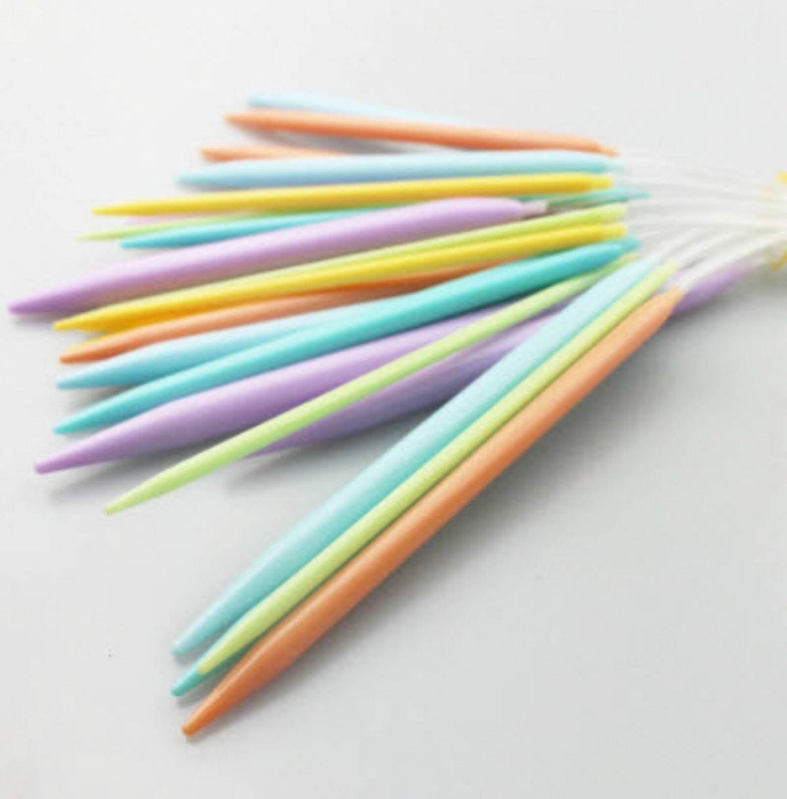 Plastic Circular Knitting Needles Multicolor Sets 16'/ Etsy