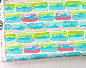 AGF Fabric | Costeira Mar de Sardinhas | Sardines | COS-87307 | Art Gallery Fabric | Costeria | Sold by the Half Yard