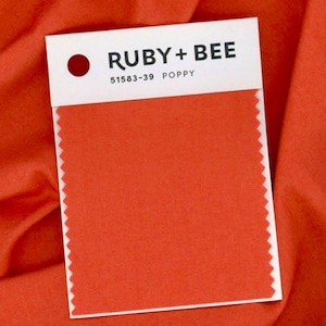 Ruby + Bee Solids - Heather Ross Annabel Wrigley - Coordinates with Studio Edit - Windham Fabrics - 100% Cotton Quilting Fabric Yardage