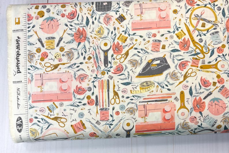 AGF Fabric | Sew Essentials | SewObsessed | Sewing Machines | Cotton | Art Gallery Fabrics | Sold by the 1/2 yard image 1