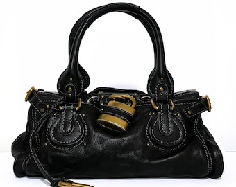 Vintage Y2k Early 2000s Chloe Paddington Satchel Leather