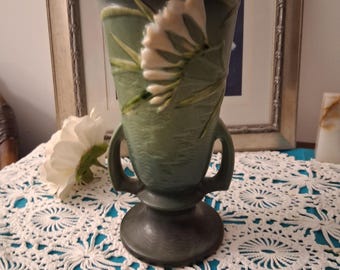 Antique Roseville Pottery Vase, 136-9