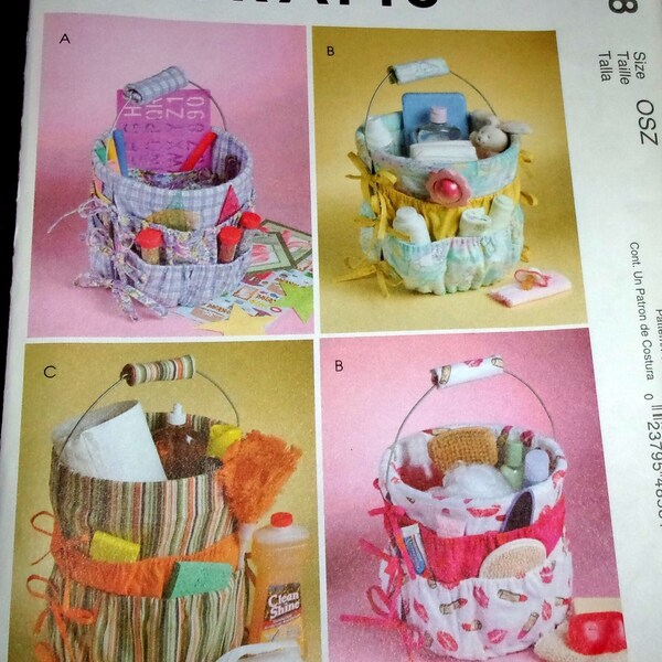 Sewing Bucket Organizer Pattern Etsy