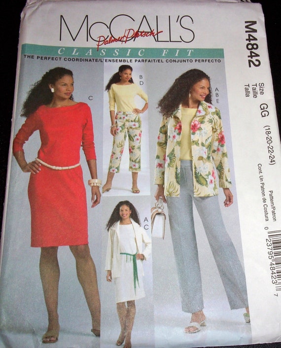 Mccall's Palmer Pletsch Sewing Pattern M4842 Shift Dress - Etsy
