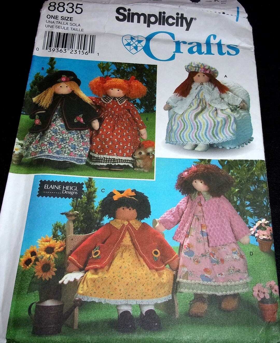 Simplicity Sewing Pattern S9835 Misses' Dress And Pinafore Apron In Two Lengths By Elaine Heigl Designs 9835 3 600x
