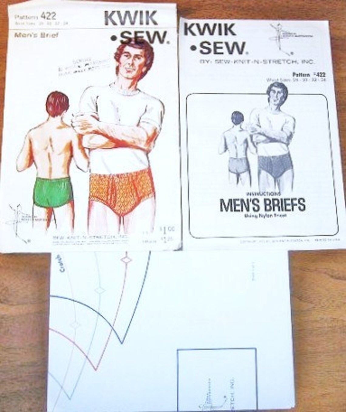 Men's Underwear Fly Front Briefs or Shorts of Knit Fabric Etsy