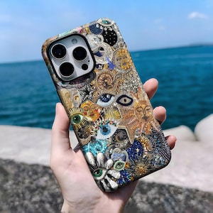 Embrace celestial retro charm with this Vintage Mosaic Collage Phone Case—sun-inspired celestial design! Vibrant mosaic tiles form a glowing sun motif, blending vintage artistry with cosmic warmth for a unique wearable piece. Dual-layer protection guards against daily bumps. Compatible with iPhone 16/15/14/13/12/11 Pro Max Plus X, 13/12 Mini. Slim, artistic, and brimming with nostalgia, it’s perfect for celestial lovers—ideal as a thoughtful gift or cosmic statement accessory!