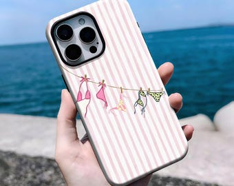 Beach Phone Case Ocean Sea Vibes Coastal Cover Compatible With iPhone 16, 15, 14, 13, 12, 11 Pro Max Plus X,Samsung S25 S24 S23 S22