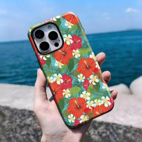 Hawaiian Red Hibiscus & White Frangipani Phone Case,Hawaii Beach Vibes,iPhone 16, 15, 14, 13, 12, 11 Pro Max Plus X, Samsung S25 S24 S23 S22 Hawaiian Red Hibiscus & White Frangipani Phone Case,Hawaii Beach Vibes,iPhone 16, 15, 14, 13, 12, 11 Pro Max Plus X, Samsung S25 S24 S23 S22