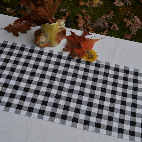 Black White Runner Etsy