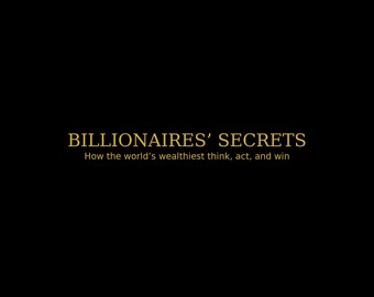Billionaires' Secrets: Financial Freedom Digital Guide (PDF Download)