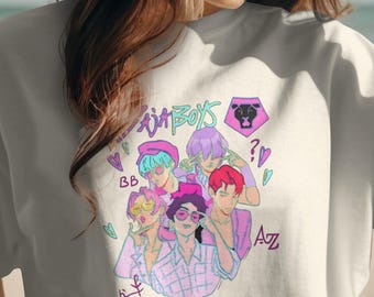 Kpop Demon Hunters Movie Shirt, Saja Boys Boy Band Shirt, Bootleg Retro Movie Shirt, Demon Hunters Shirt