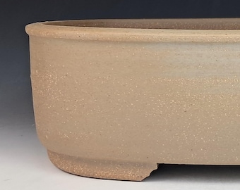 Unglazed Rectangular Bonsai Pot