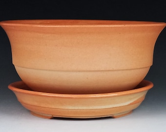 Porcelain Planter and Tray