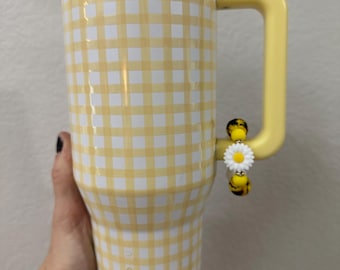 Sunflower Stanley/Hydrojug/Tumbler Handle Charm
